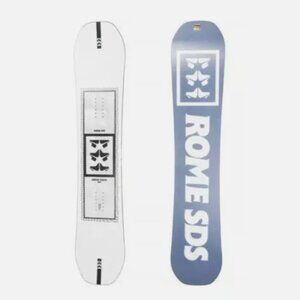 NEW Rome SDS Cheap Trick STP 150cm Snowboard White Gray Black Blue 2022 SEALED